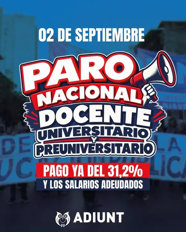 Paro nacional docente