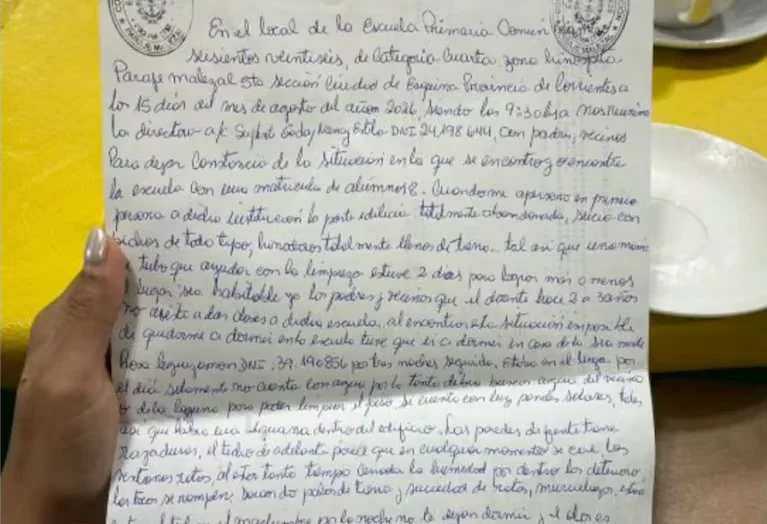 la-carta-en-la-que-nancy-godoy-denuncio-el-abandono-de-la-escuela-rural-de-corrientes-foto-captura-t